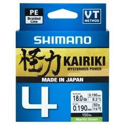 Shimano Kairiki 4, Mantis Green - 150m